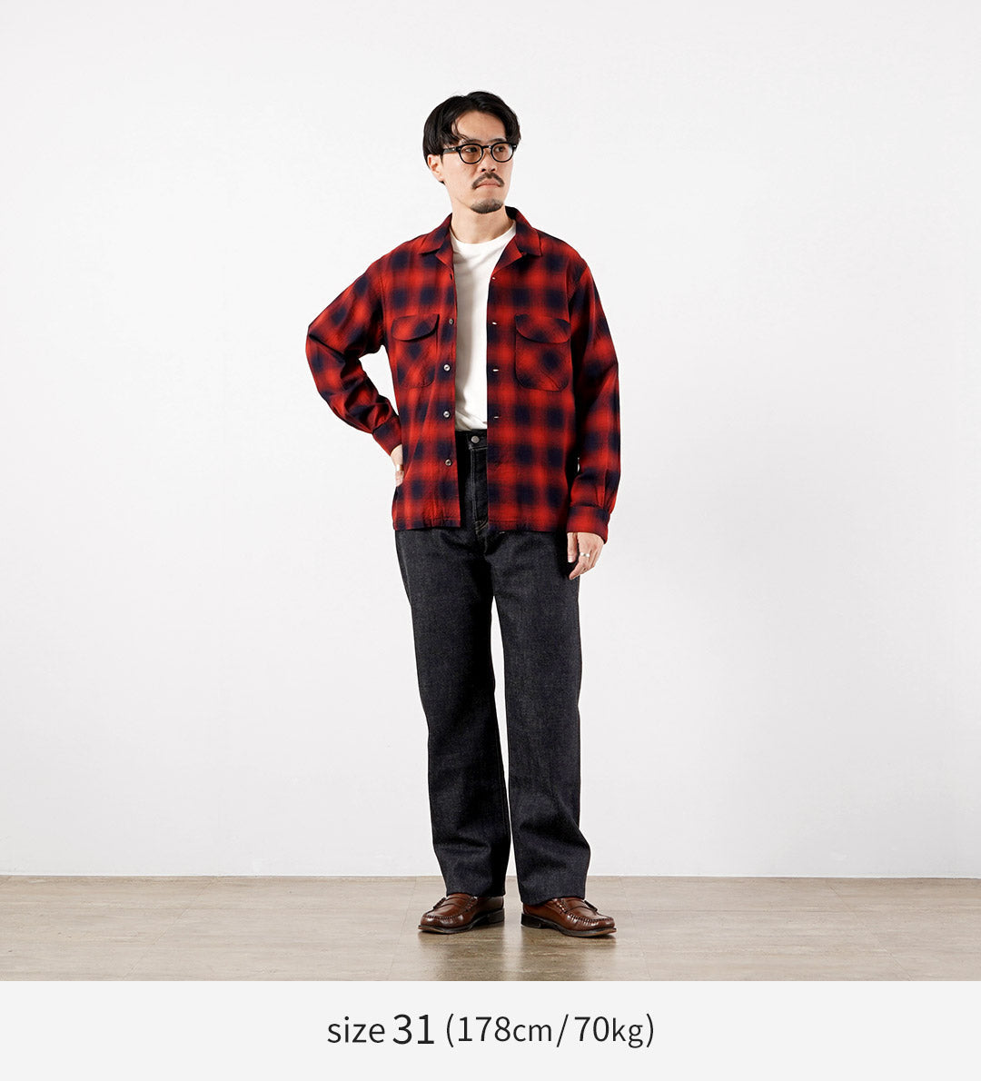 MOMOTARO JEANS / #100 Pantalon droit classique en denim