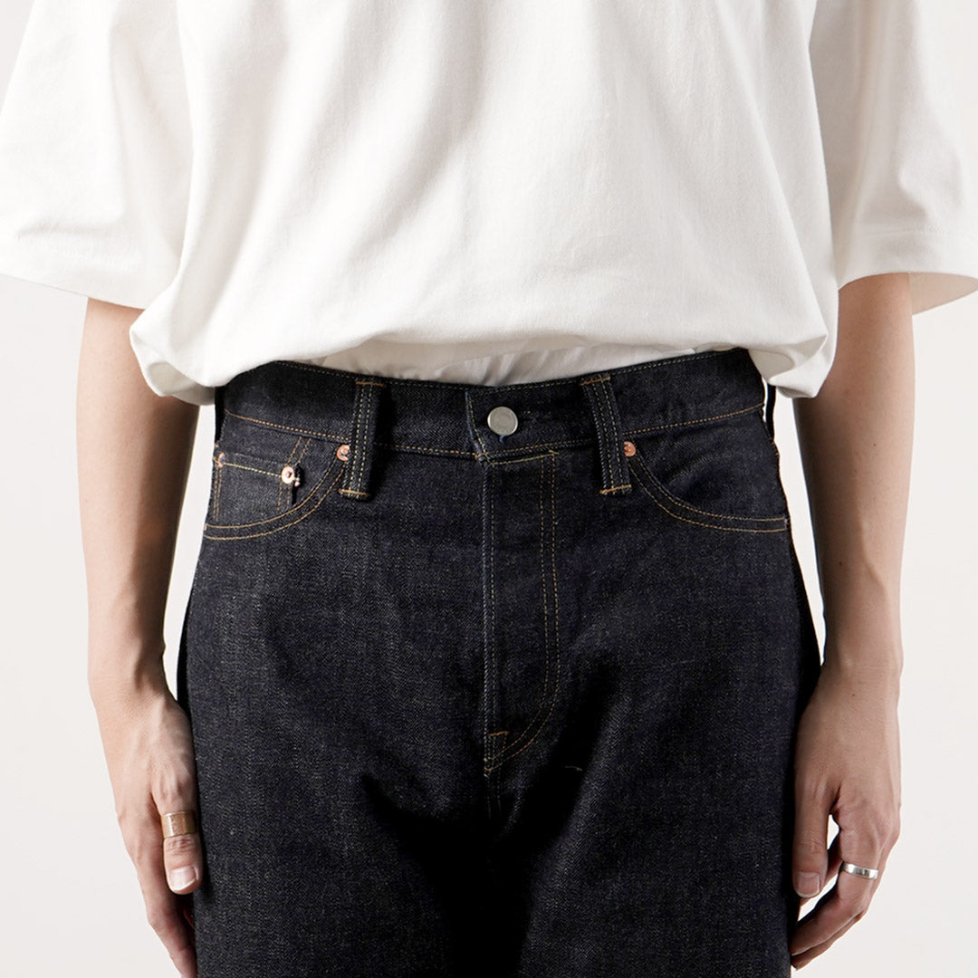 MOMOTARO JEANS / #100 Pantalon droit classique en denim