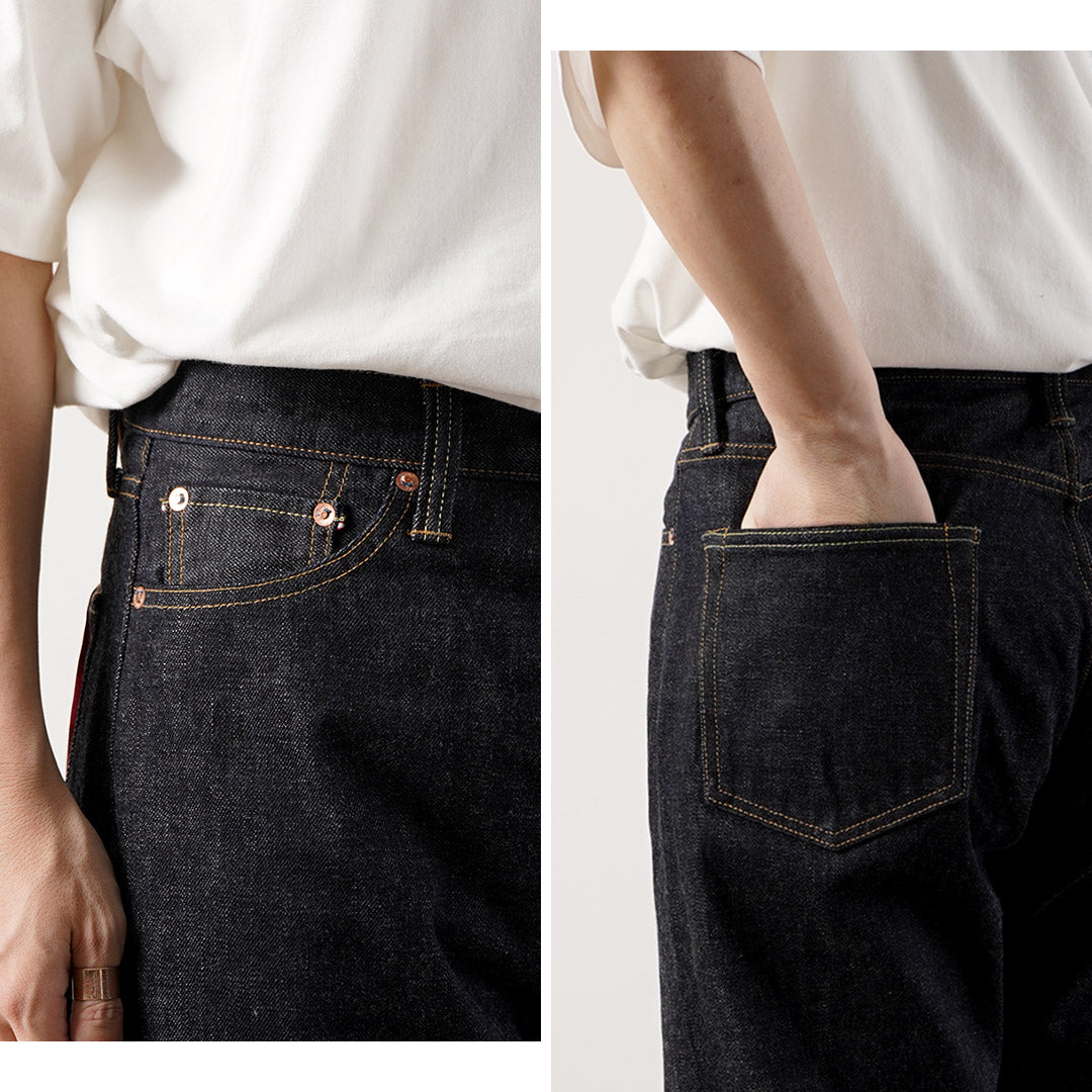 MOMOTARO JEANS / #100 Pantalon droit classique en denim