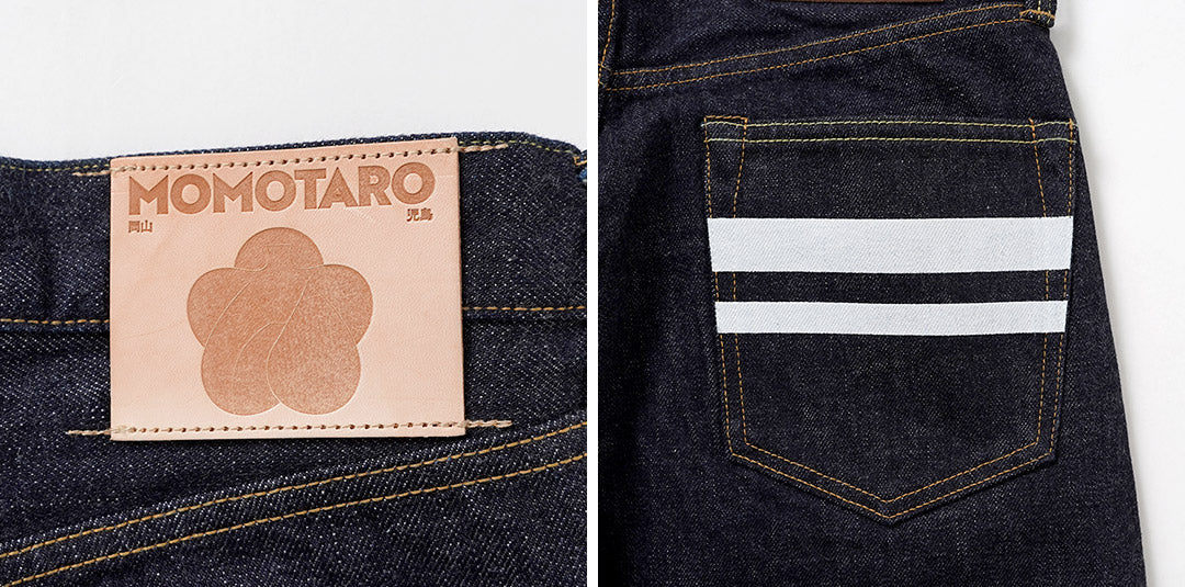 MOMOTARO JEANS / #100 Pantalon droit classique en denim