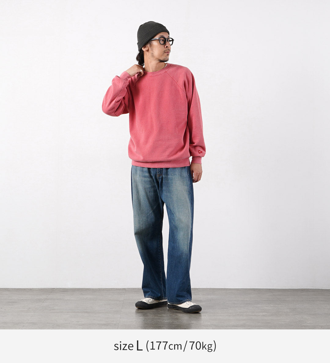 HEALTHKNIT / Classic Sweatshirt Crew Neck (Vintage Finish)