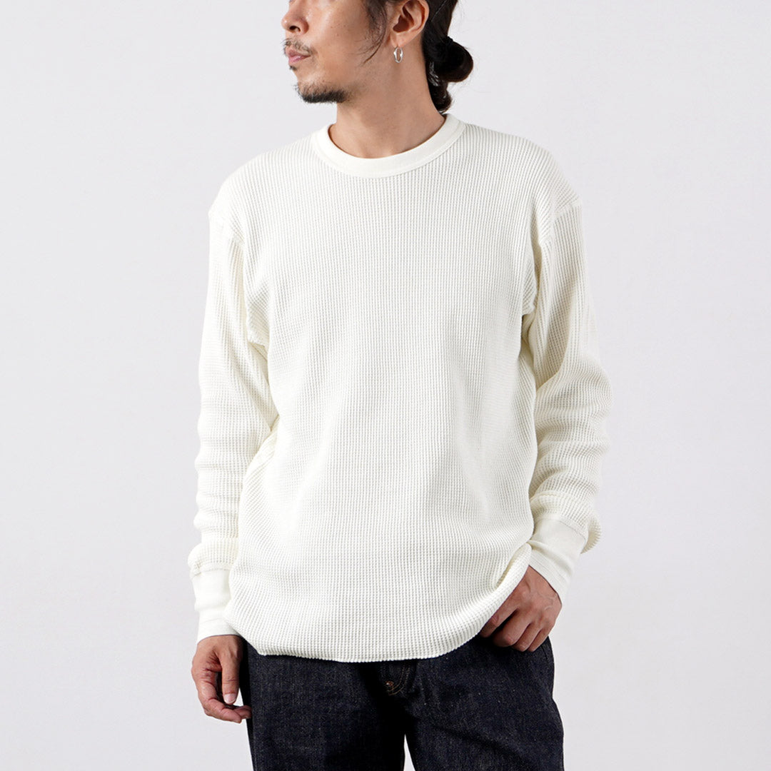HEALTHKNIT / Thermal King Waffle Crewneck Long Sleeve