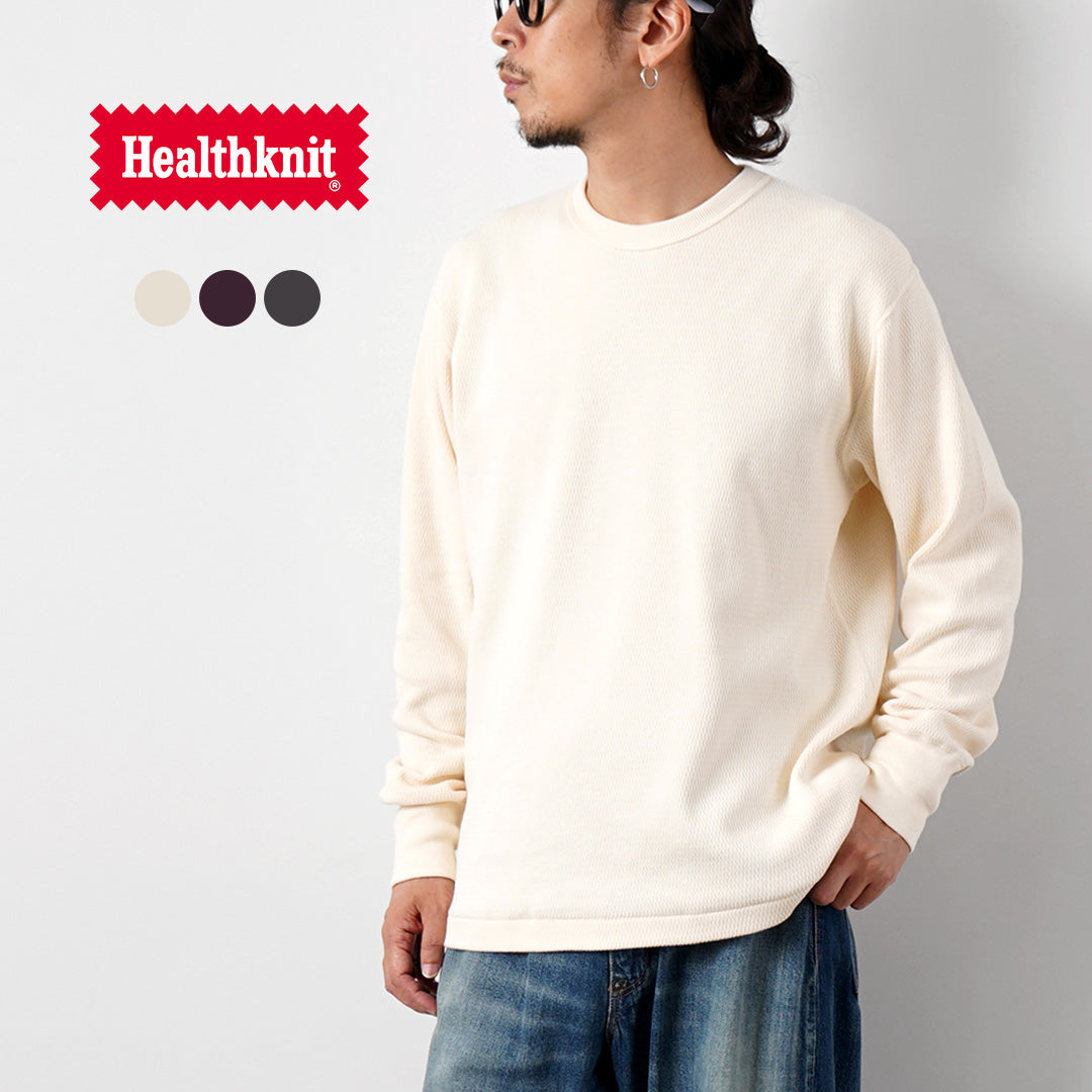 HEALTHKNIT / Thermal King 拉舍尔蜂窝圆领长袖