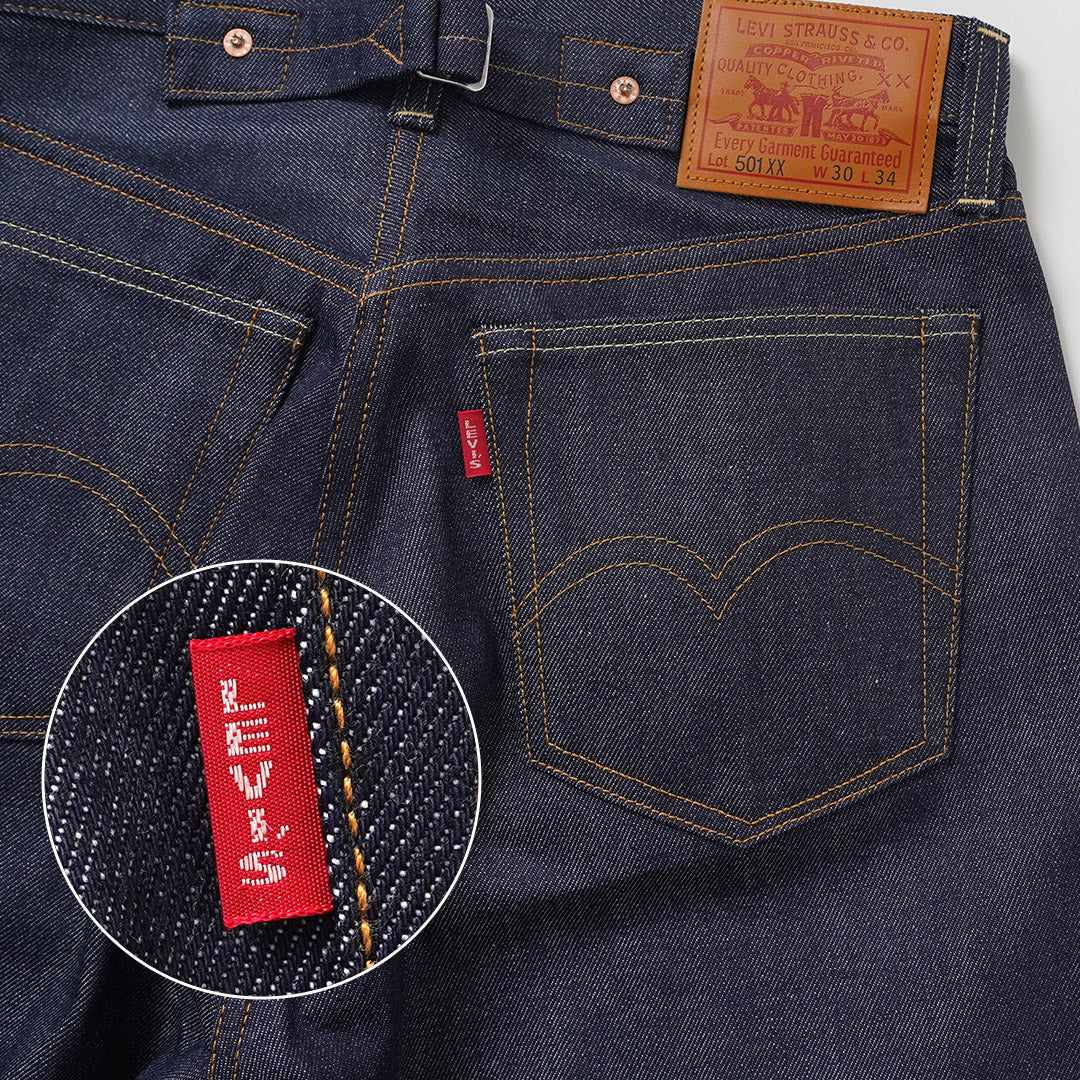 LEVI'S / 1937 Modèle 501XX Jeans Pantalon en denim rigide LEVI'S VINTAGE CLOTHING