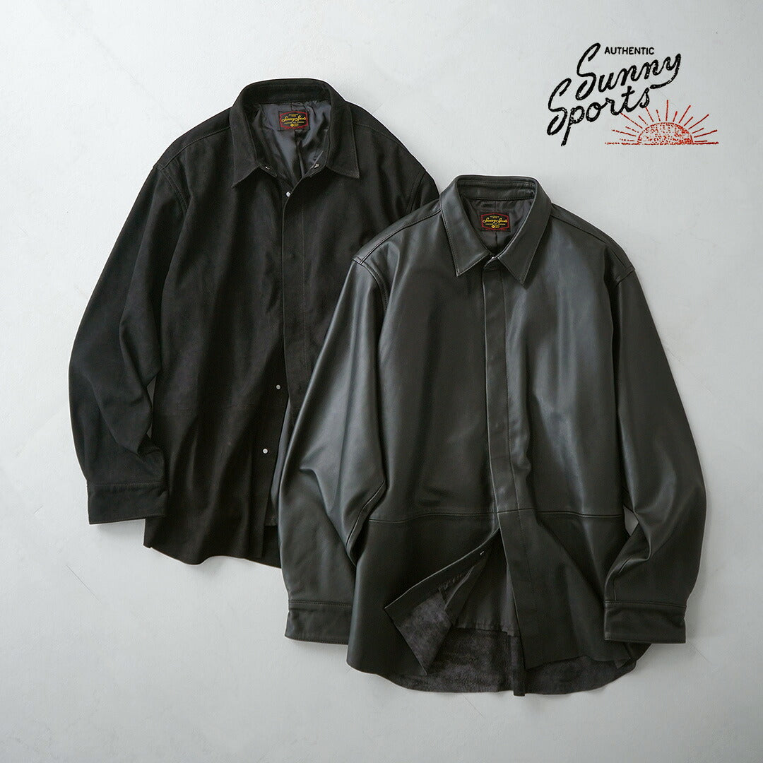 SUNNY SPORTS / 가죽 셔츠 재킷