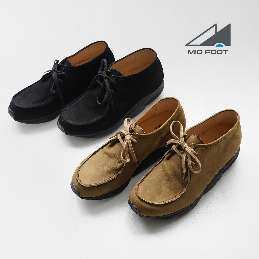 MIDFOOT / 왈라비 슈즈 누벅 가죽