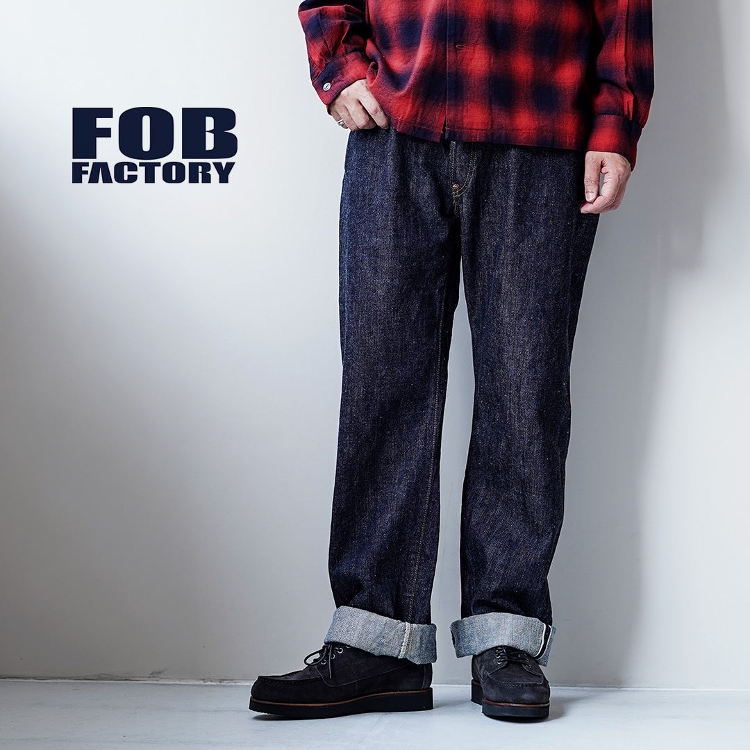 FOB FACTORY / F137 Denim West Overalls