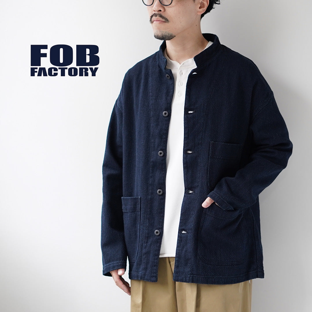 FOB FACTORY / F2468 Indigo Sashiko Jacket
