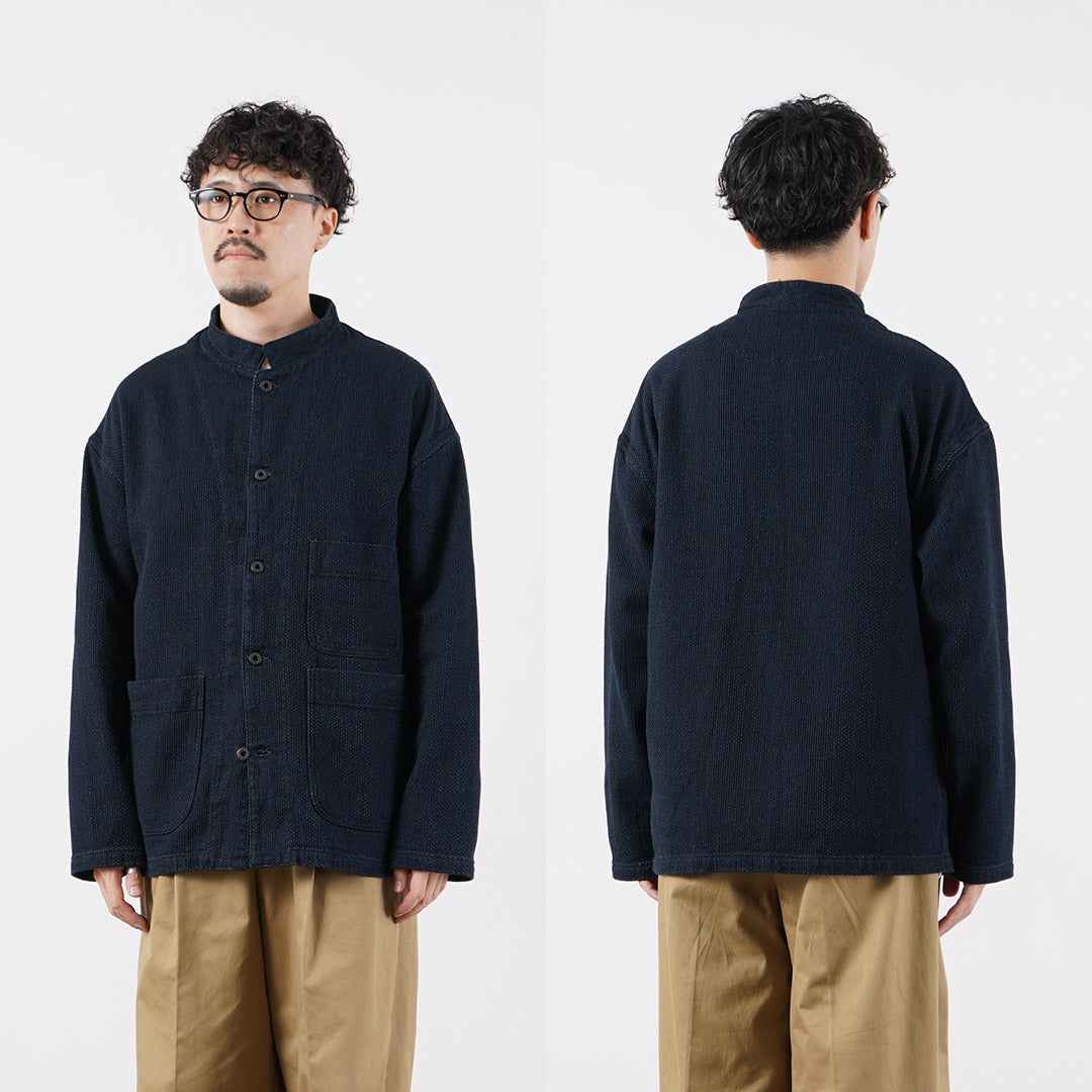 FOB FACTORY / F2468 Indigo Sashiko Jacket