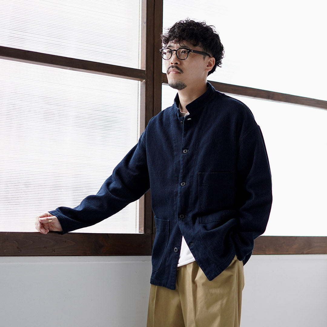FOB FACTORY / F2468 Indigo Sashiko Jacket