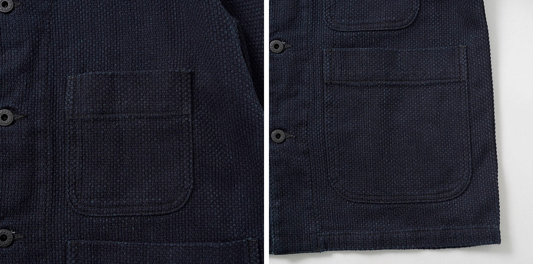 FOB FACTORY / F2468 Indigo Sashiko Jacket