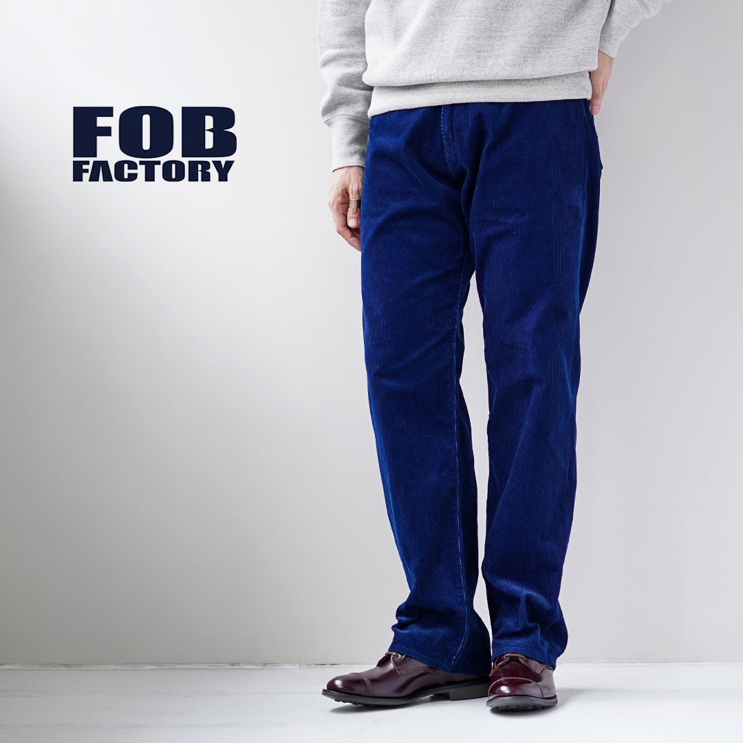 FOB FACTORY / F1154 인디고 코듀로이 5포켓 팬츠