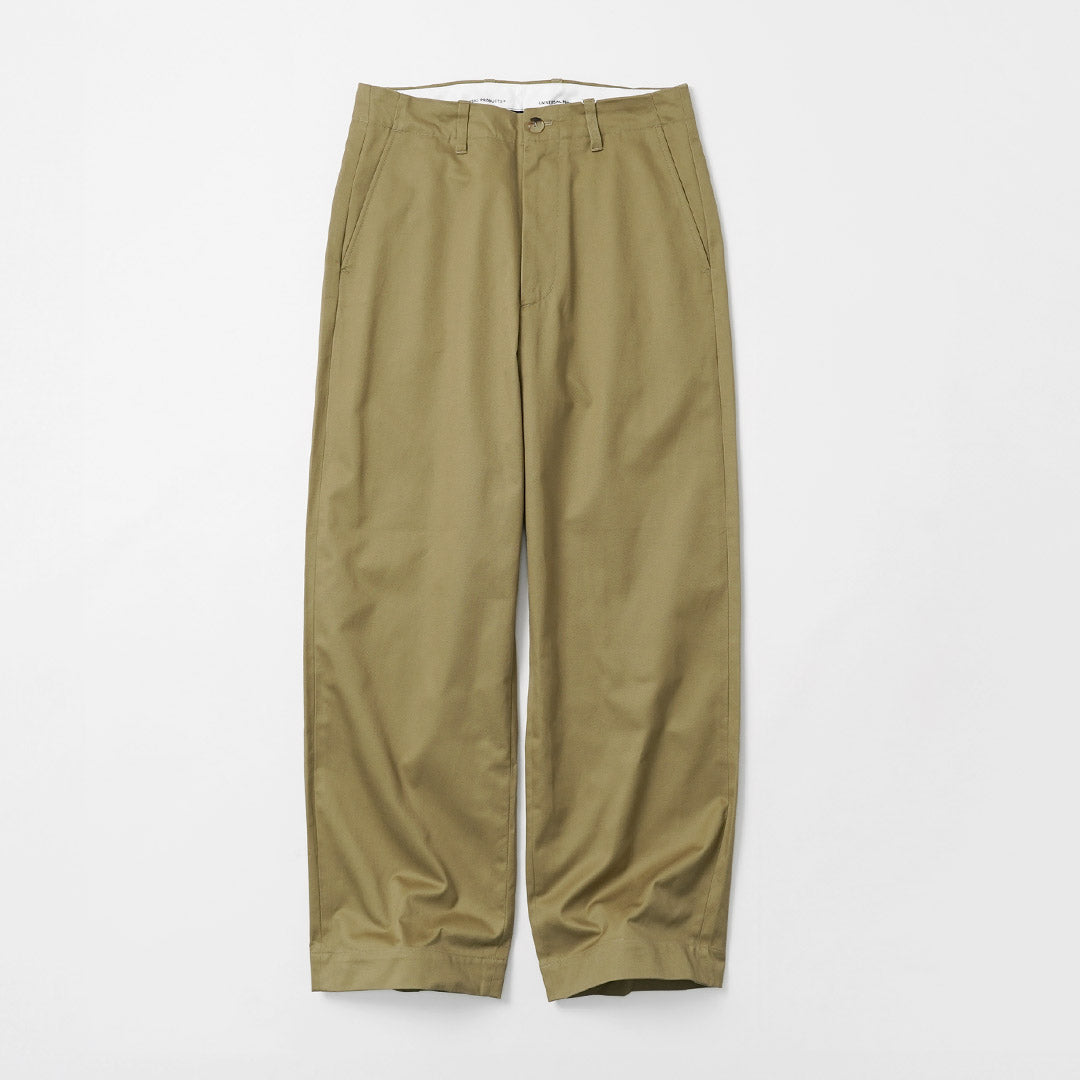 UNIVERSAL PRODUCTS. / Flat Front Chino Trousers
