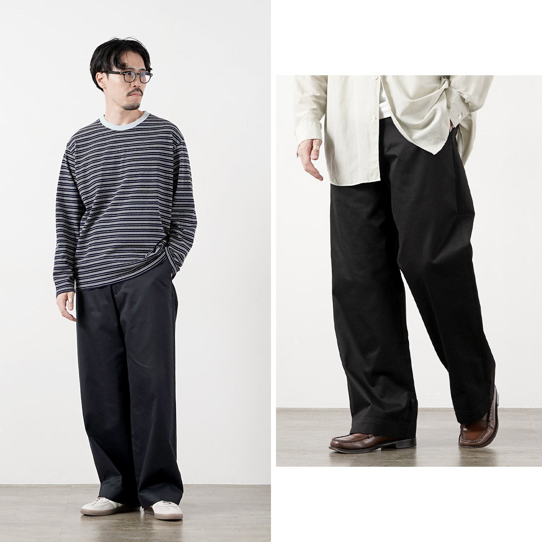 UNIVERSAL PRODUCTS. / Flat Front Chino Trousers