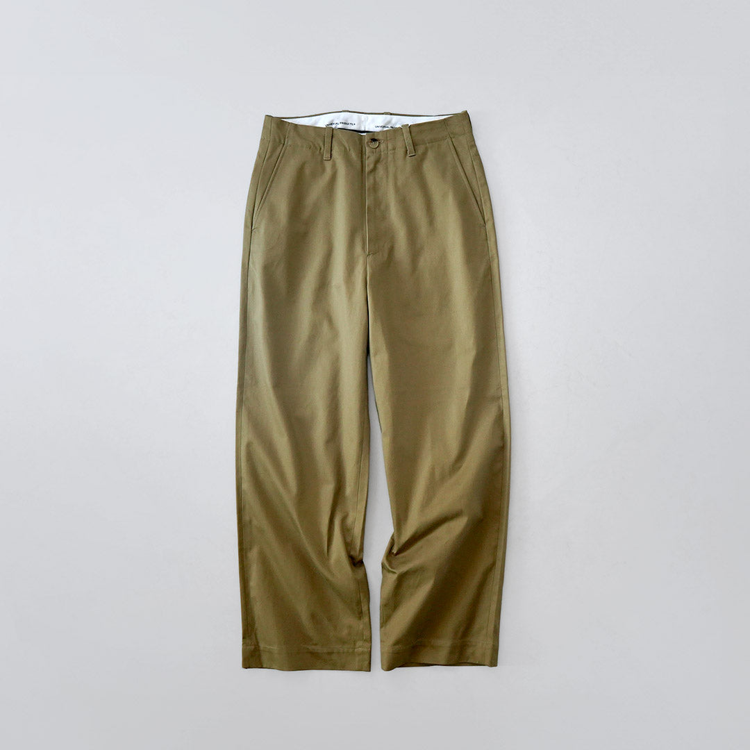 UNIVERSAL PRODUCTS. / Flat Front Chino Trousers