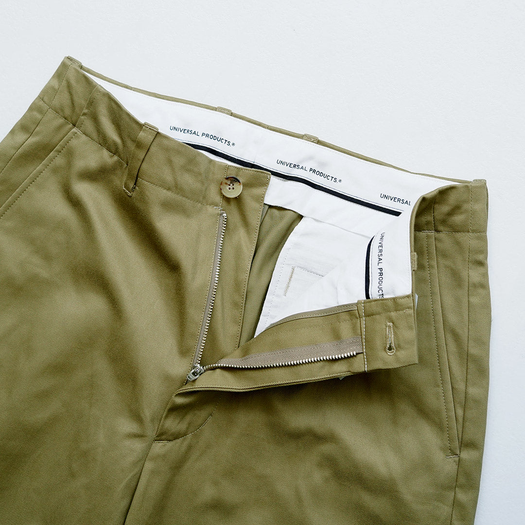 UNIVERSAL PRODUCTS. / Flat Front Chino Trousers