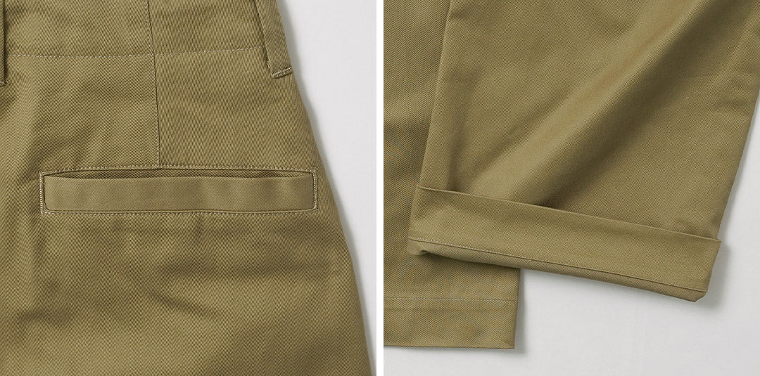 UNIVERSAL PRODUCTS. / Flat Front Chino Trousers