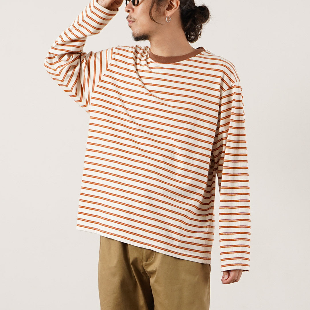 UNIVERSAL PRODUCTS. / Original Striped Long Sleeve T-Shirt