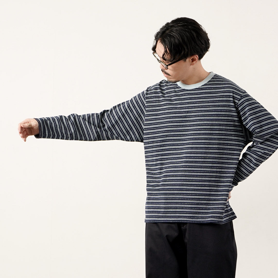 UNIVERSAL PRODUCTS. / Original Striped Long Sleeve T-Shirt