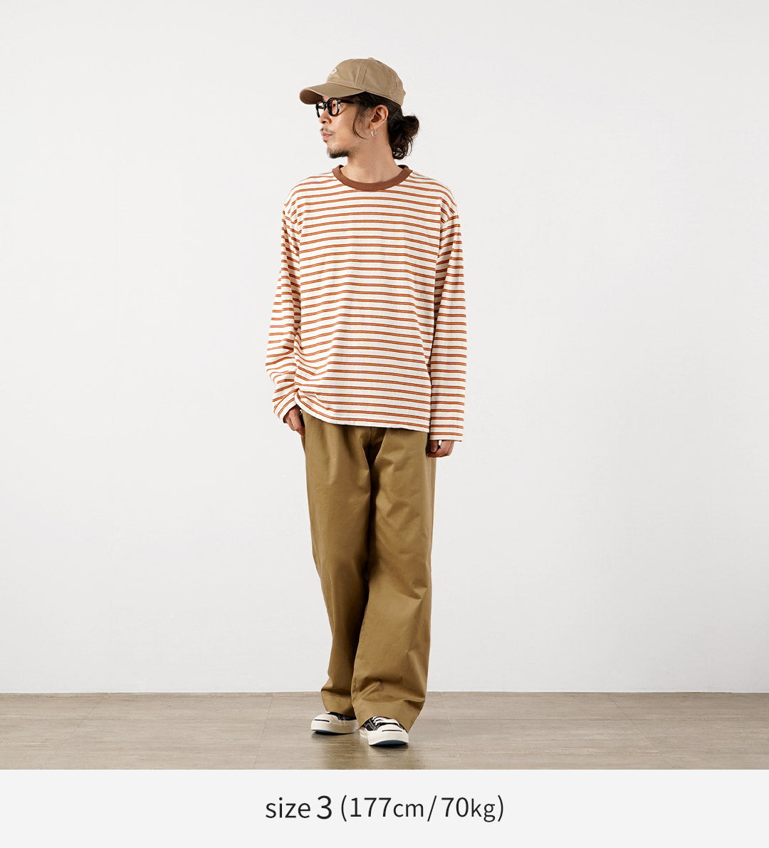 UNIVERSAL PRODUCTS. / Original Striped Long Sleeve T-Shirt