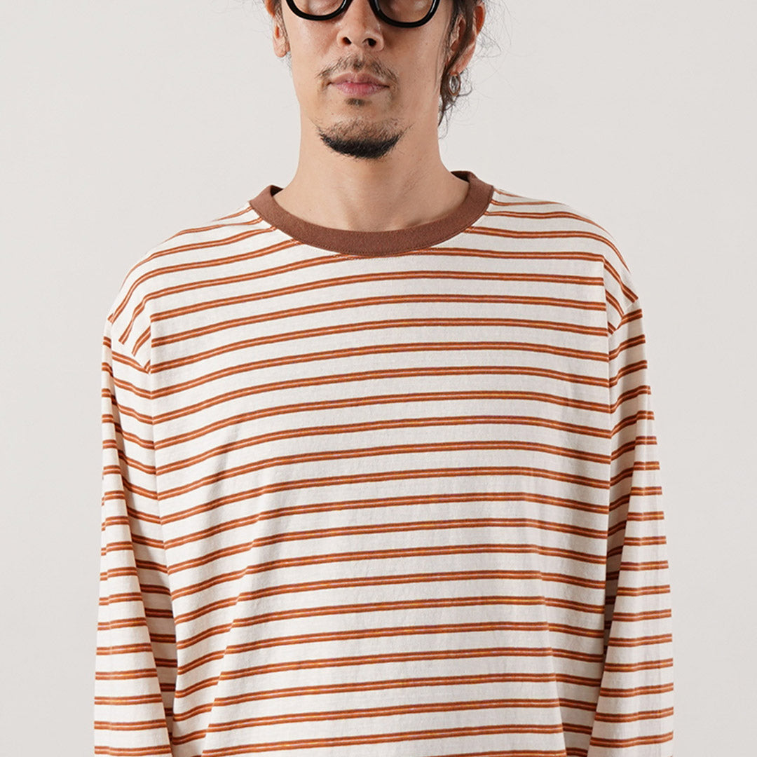 UNIVERSAL PRODUCTS. / Original Striped Long Sleeve T-Shirt