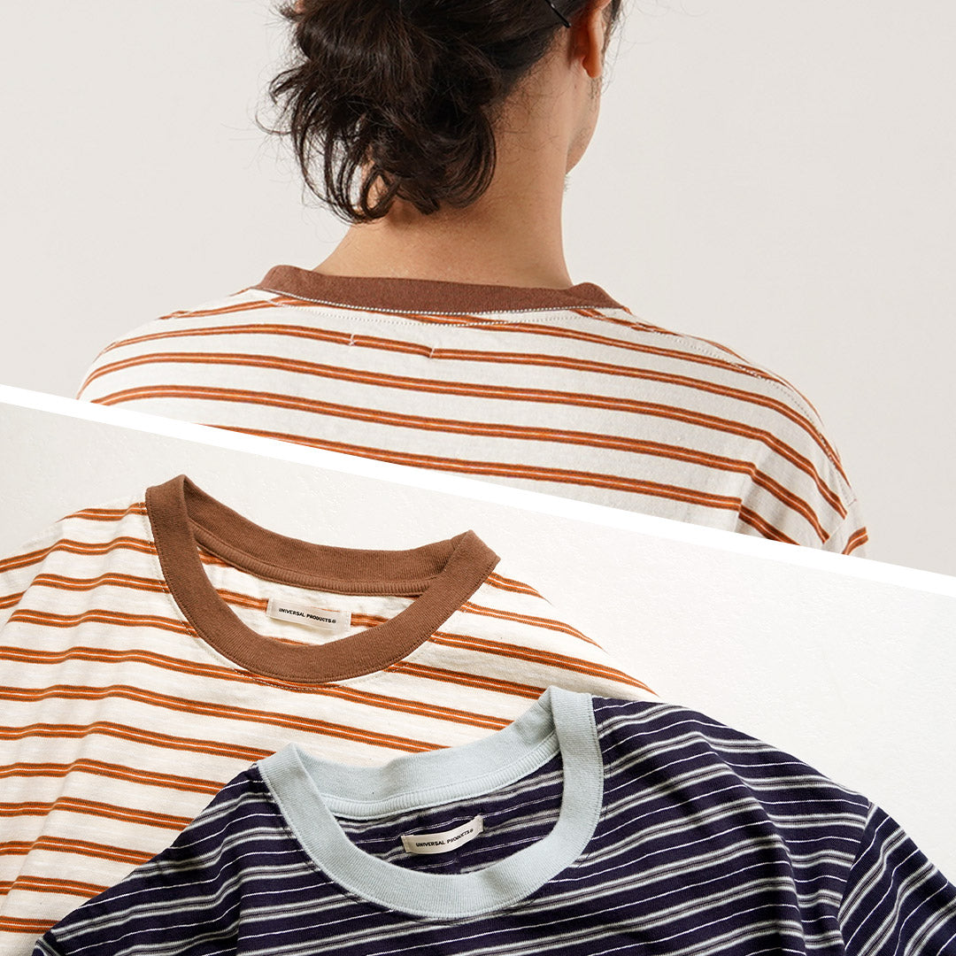 UNIVERSAL PRODUCTS. / Original Striped Long Sleeve T-Shirt