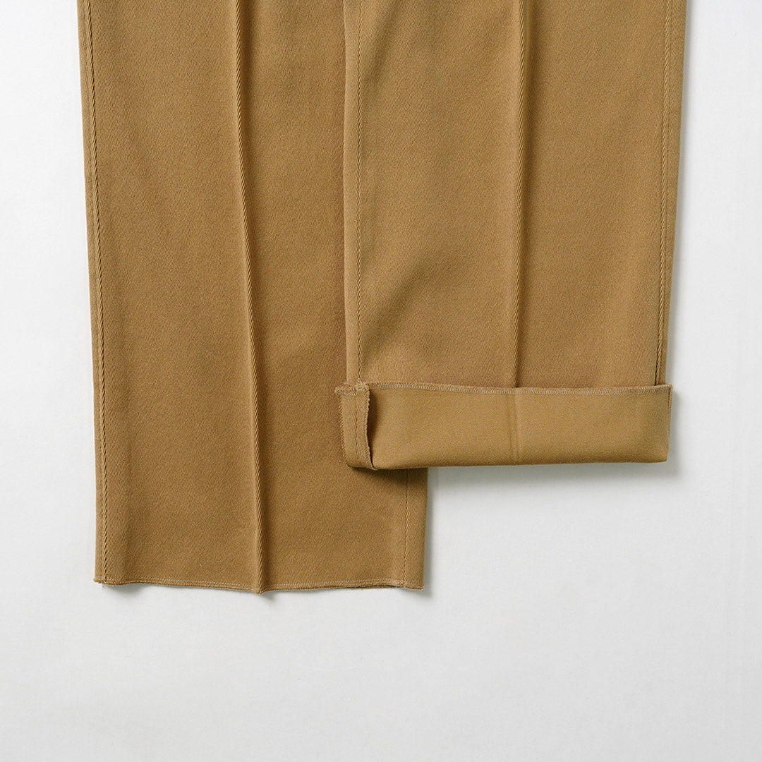Pantalon chino large plissé Dobby Collaboration BARNSTORMER / FOB