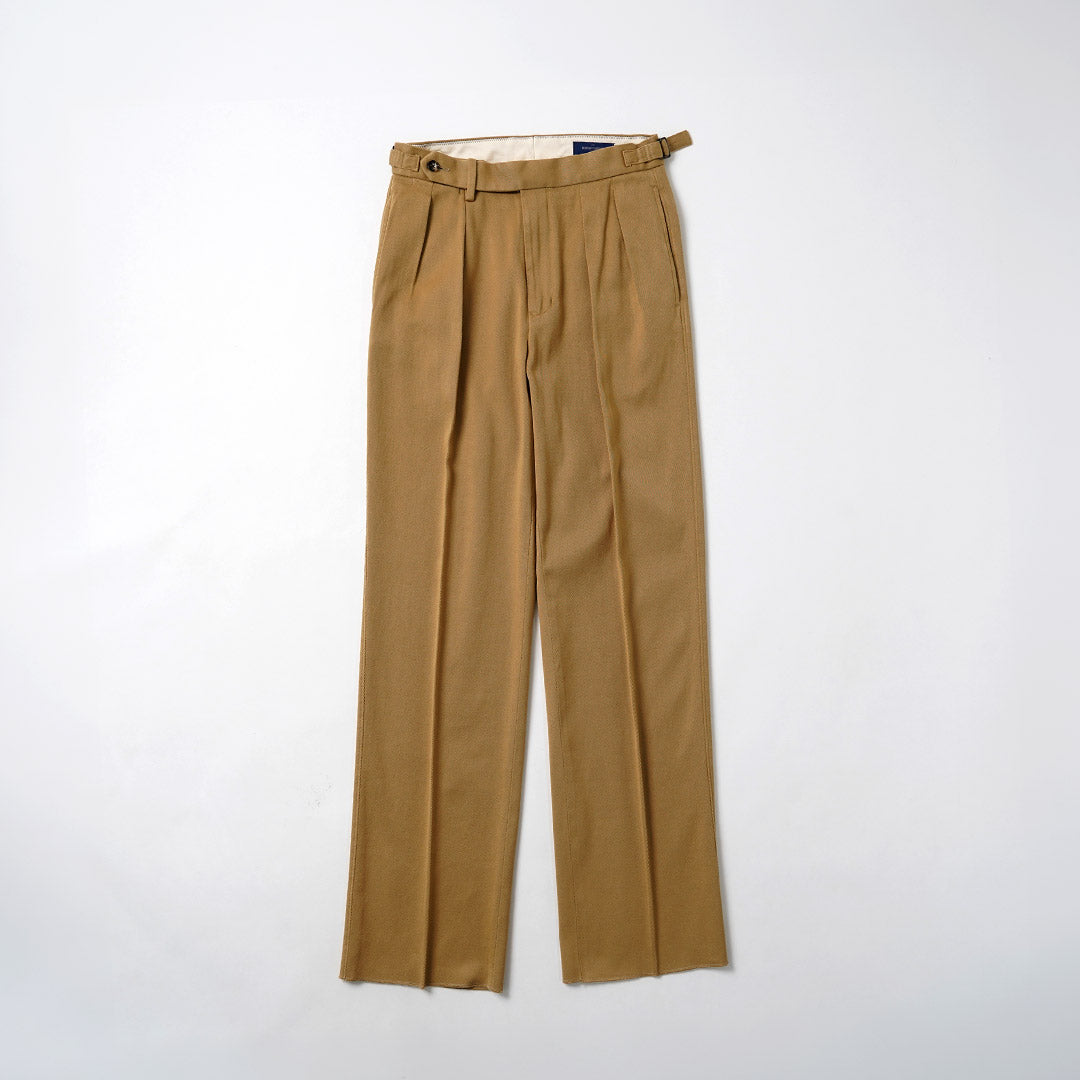 Pantalon chino large plissé Dobby Collaboration BARNSTORMER / FOB