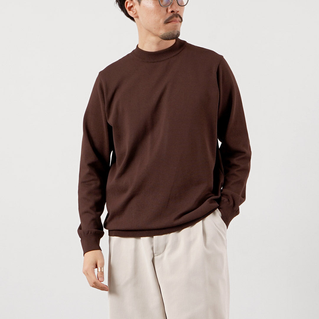 RINASCENTE / Camiseta de punto de manga larga con cuello Numa lavable híbrida exclusiva