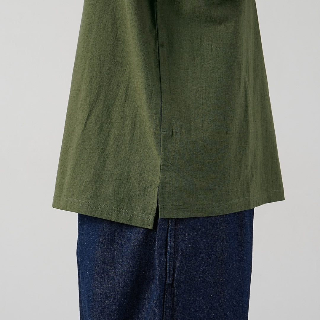 KEMA DESIGNS / Hemp Organic Cotton Woven Pocket T-Shirt