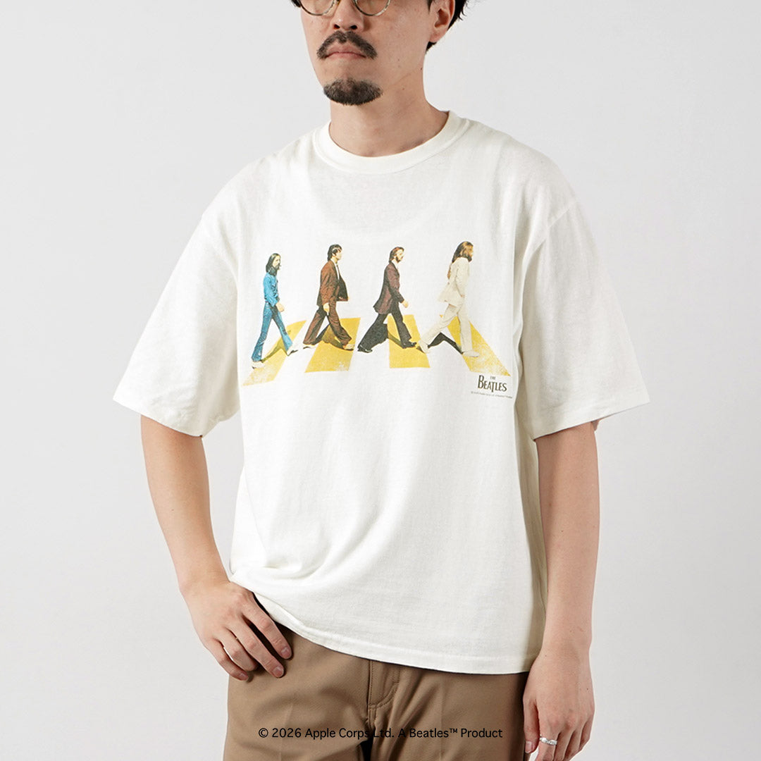 FREE RAGE / The Beatles × FREE RAGE Last Recording Recycled Cotton Short Sleeve T-Shirt
