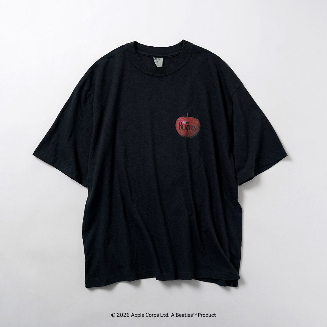 FREE RAGE / 비틀즈 × FREE RAGE Last Release 리사이클 코튼 반팔 티셔츠