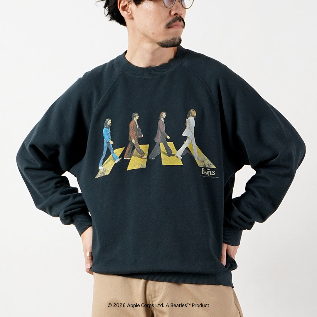 FREE RAGE / The Beatles × FREE RAGE Last Recording Raglan Crew Sweatshirt