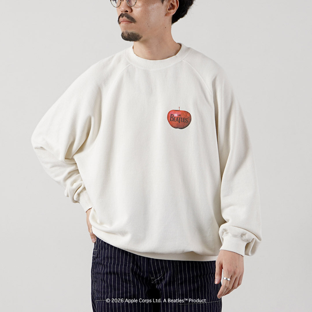 FREE RAGE / The Beatles × FREE RAGE Last Release Raglan Crew Sweatshirt