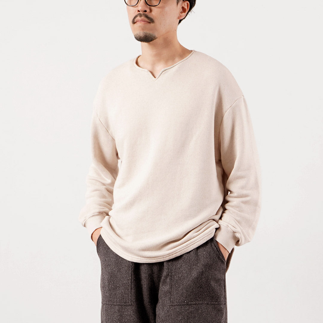 KEMA DESIGNS / Key Neck Light Terry Pullover