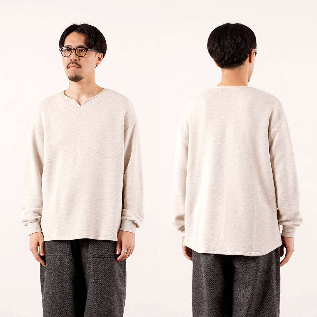 KEMA DESIGNS / Key Neck Light Terry Pullover