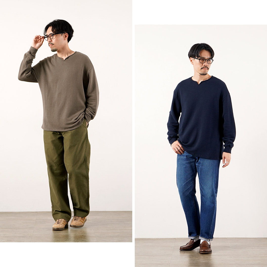 KEMA DESIGNS / Key Neck Light Terry Pullover