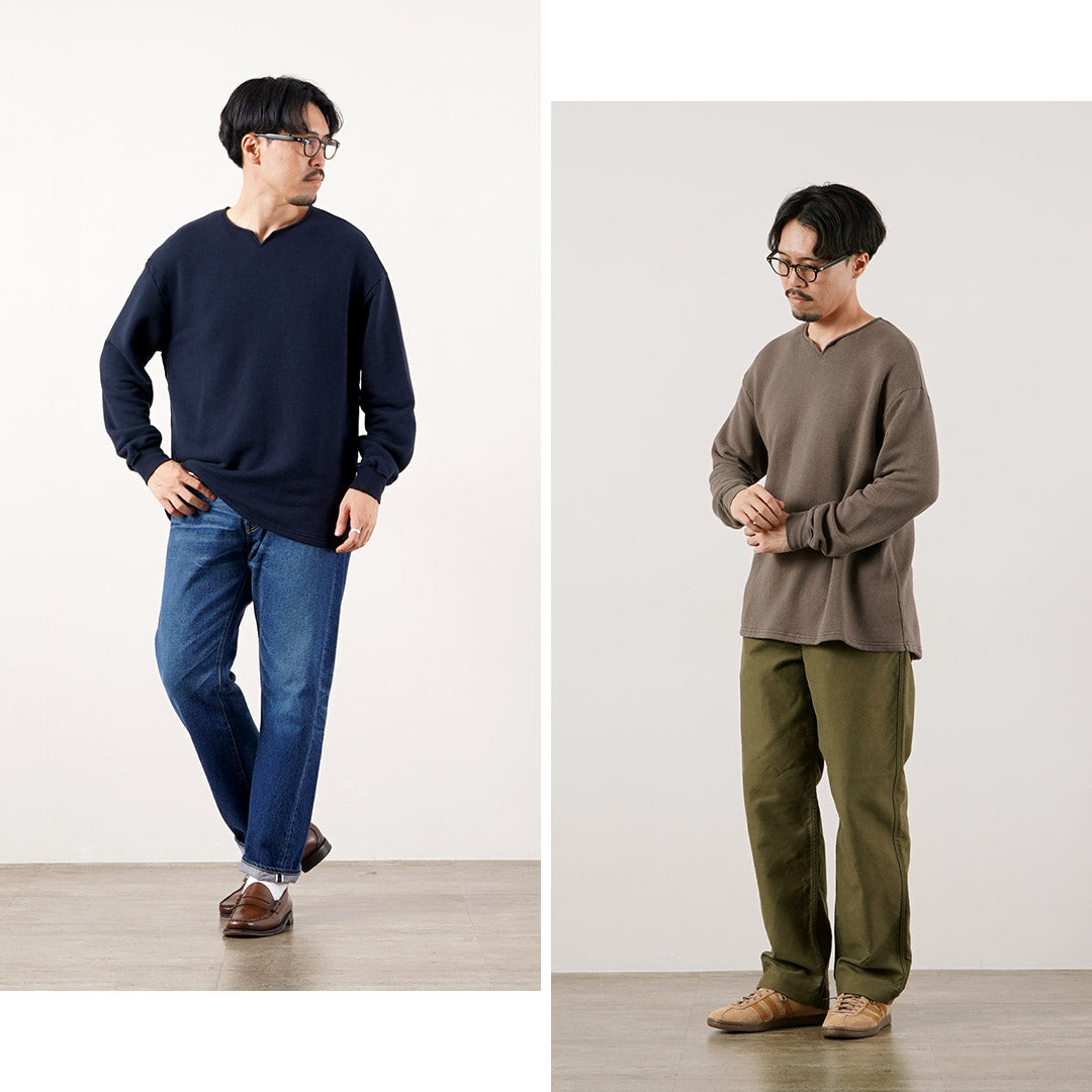KEMA DESIGNS / Key Neck Light Terry Pullover