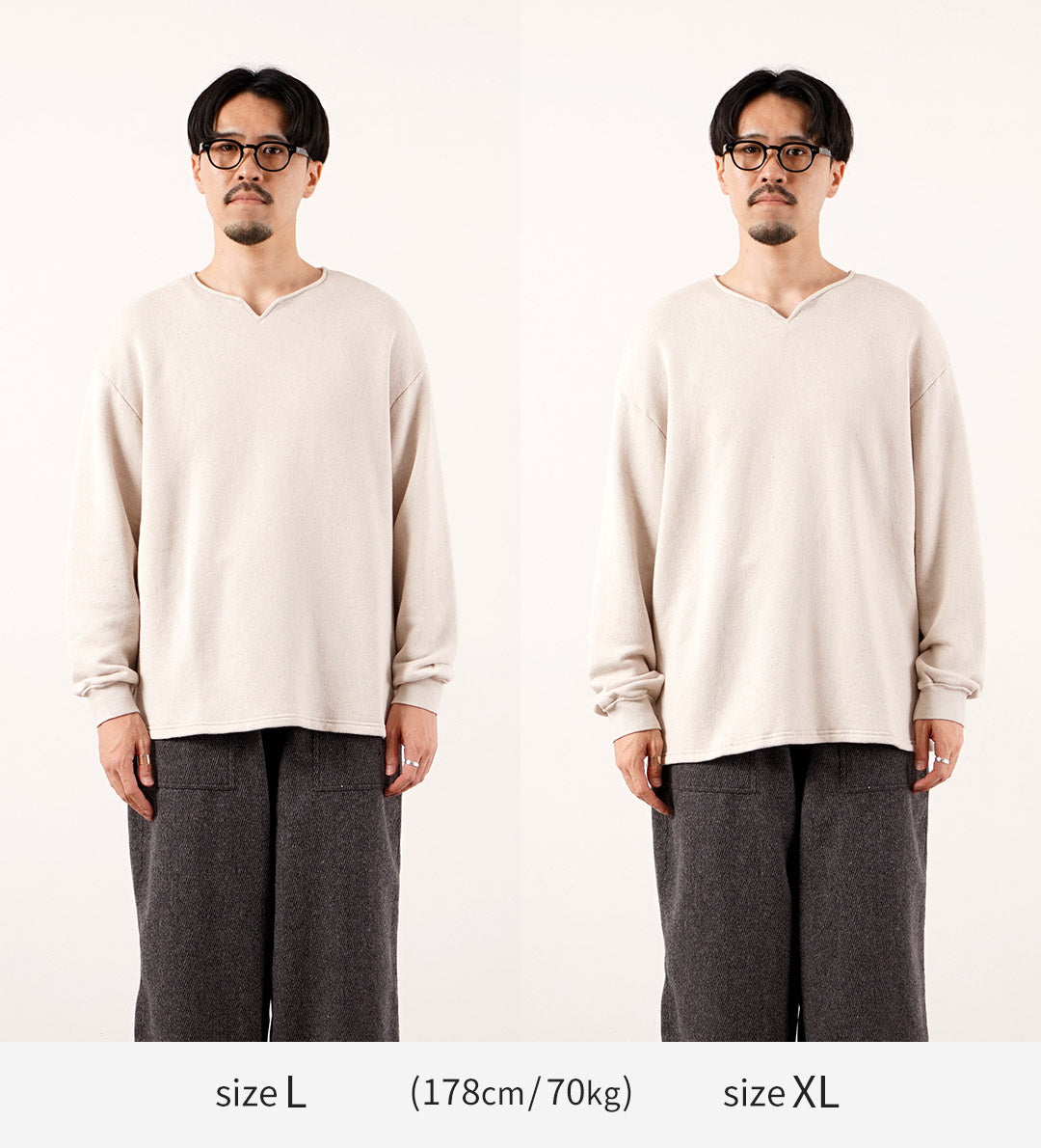 KEMA DESIGNS / Key Neck Light Terry Pullover