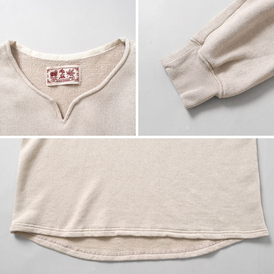 KEMA DESIGNS / Key Neck Light Terry Pullover