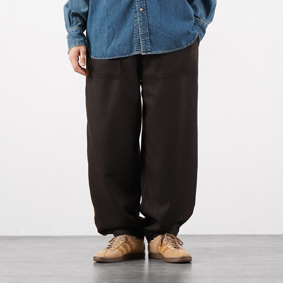 KEMA DESIGNS /“羊絨克西寬錐形貝克休閒褲 - 羊毛”