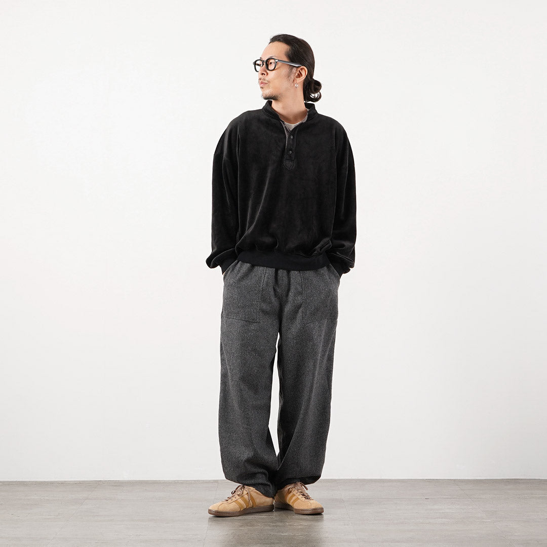 RAG / 코듀로이조 스탠드 헨리 풀오버 플리스