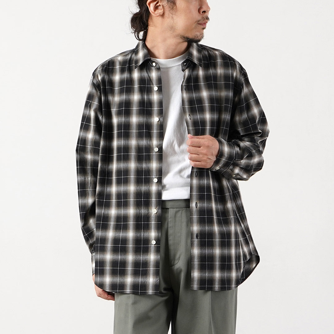 HARROWE HARROWE / 체크 레귤러 칼라 셔츠