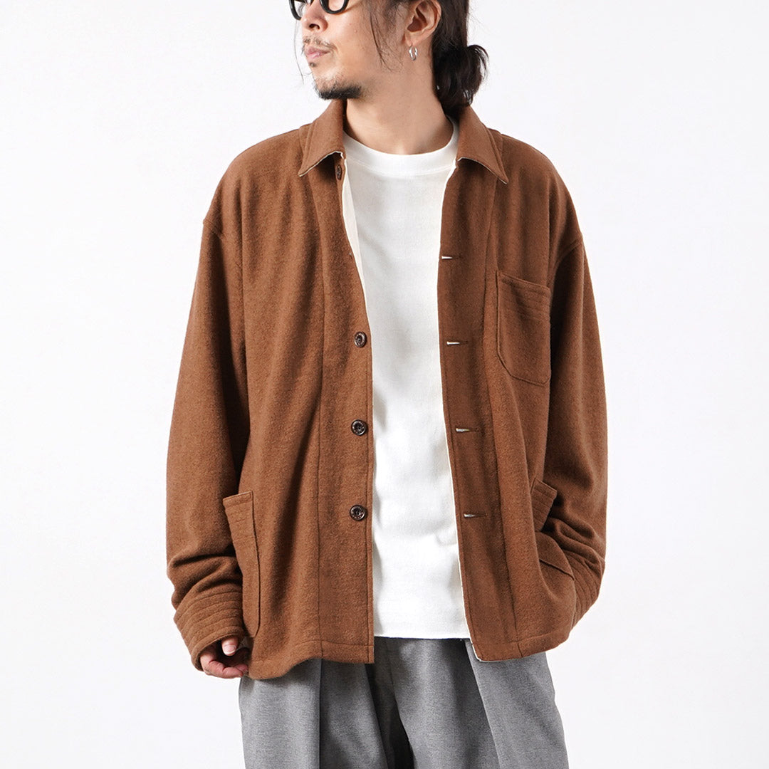 KEMA DESIGNS / Pile Wool Jersey Chore Jacket
