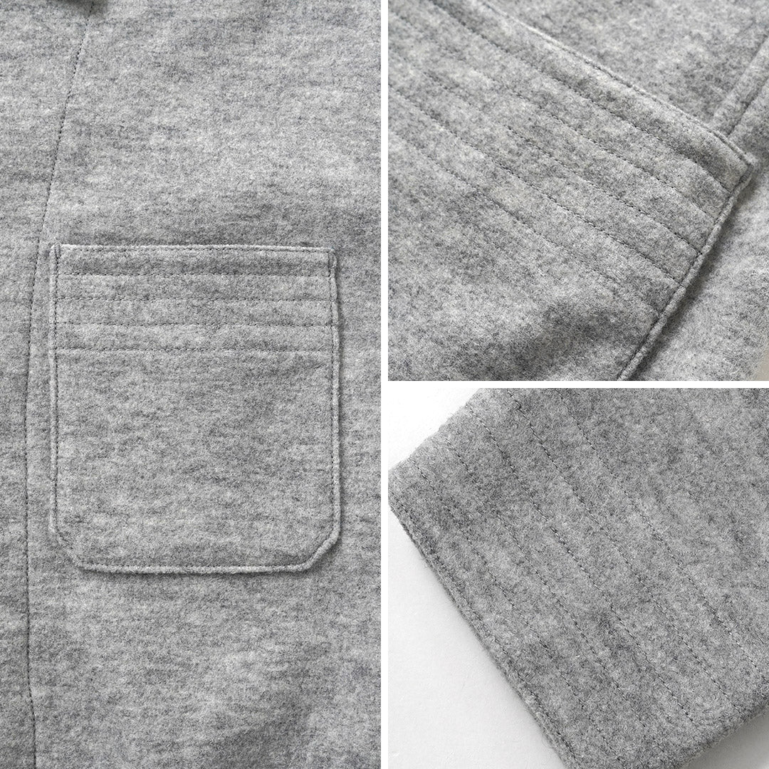 KEMA DESIGNS / Pile Wool Jersey Chore Jacket