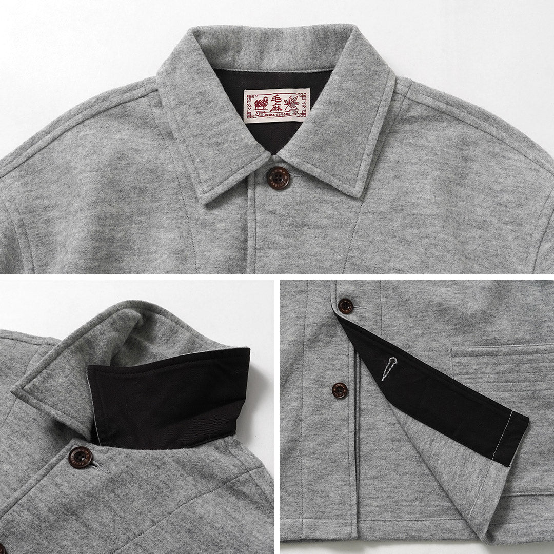 KEMA DESIGNS / Pile Wool Jersey Chore Jacket