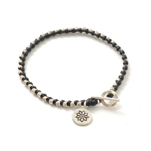 PHADUA / Wax Cord Silver Series Bracelet