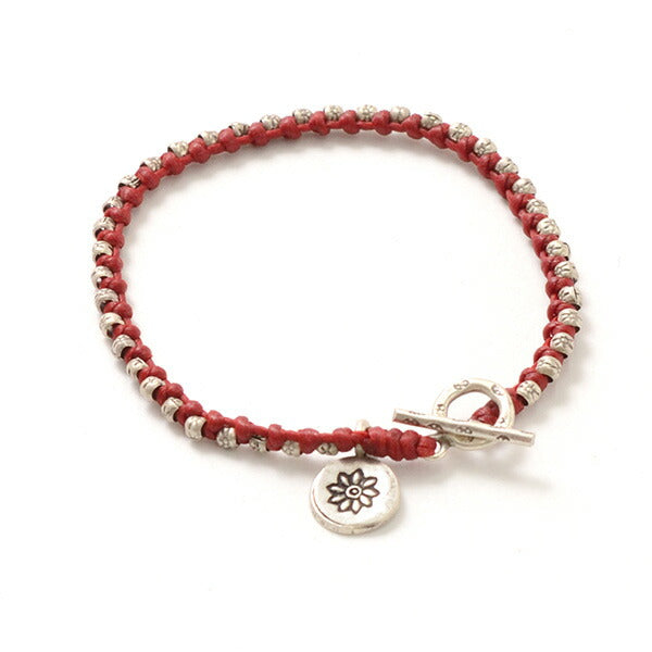 PHADUA / Wax Cord Silver Series Bracelet