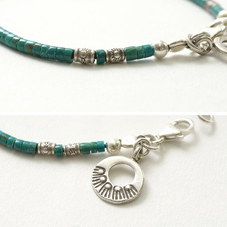 PHADUA / Turquoise Bead Anklet