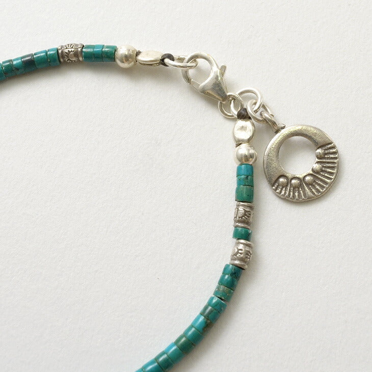 PHADUA / Turquoise Bead Anklet